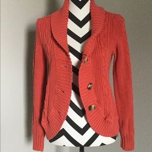 Chunky cardigan sweater